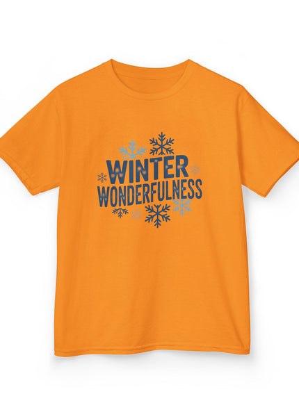 "Winter Wonderfulness" Kids Heavy Cotton Tee