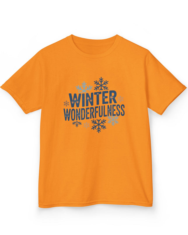 "Winter Wonderfulness" Kids Heavy Cotton Tee