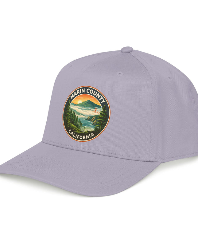 "Marin County, Above the Fog" Mid Profile Baseball Cap