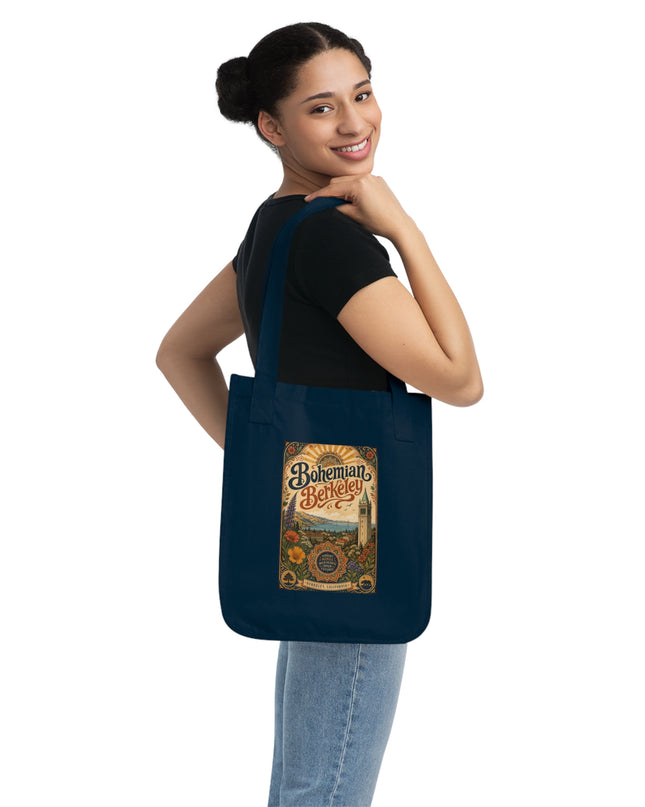 "Bohemian Berkeley" Organic Canvas Tote Bag