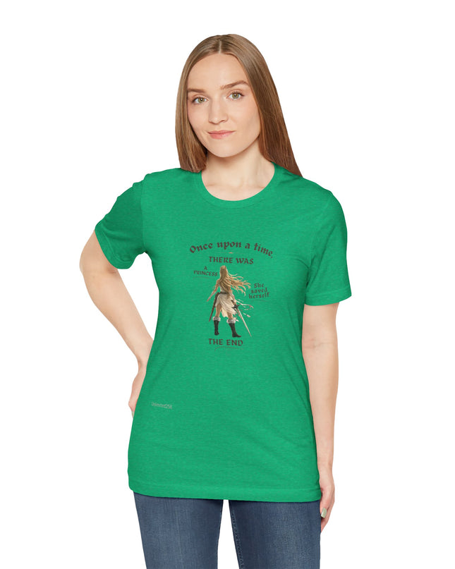 "She Saved Herself" Unisex Jersey Short Sleeve Tee