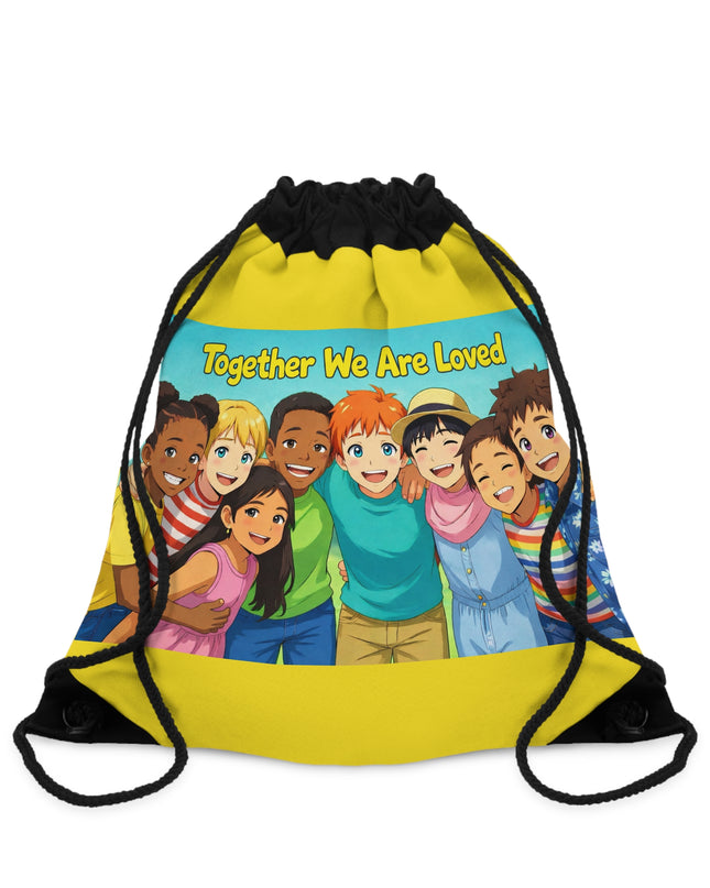 "Together We Are Loved" Drawstring Bag