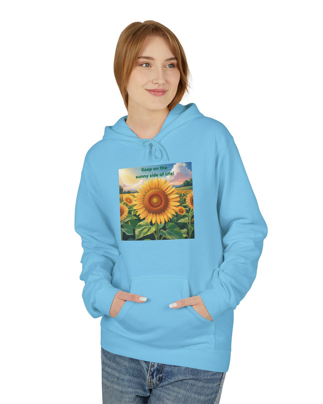 "Keep on the Sunny Side of Life" Unisex Midweight Softstyle Fleece Hoodie