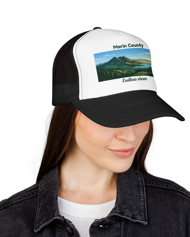 "Marin County, Endless Views" Foam Trucker Hat