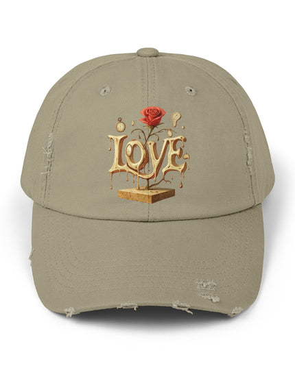 "Love (Salvador Dali)" Unisex Distressed Cap