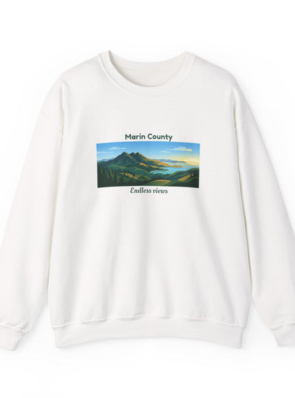 "Marin County - Endless Views" Unisex Heavy Blend Crewneck Sweatshirt