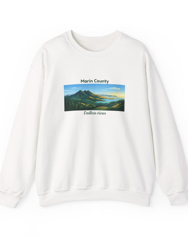 "Marin County - Endless Views" Unisex Heavy Blend Crewneck Sweatshirt
