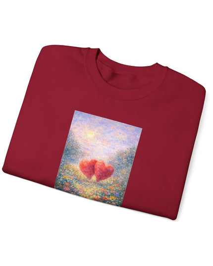 "Valentine's Day - Monet Style" Unisex Adult Sweatshirt