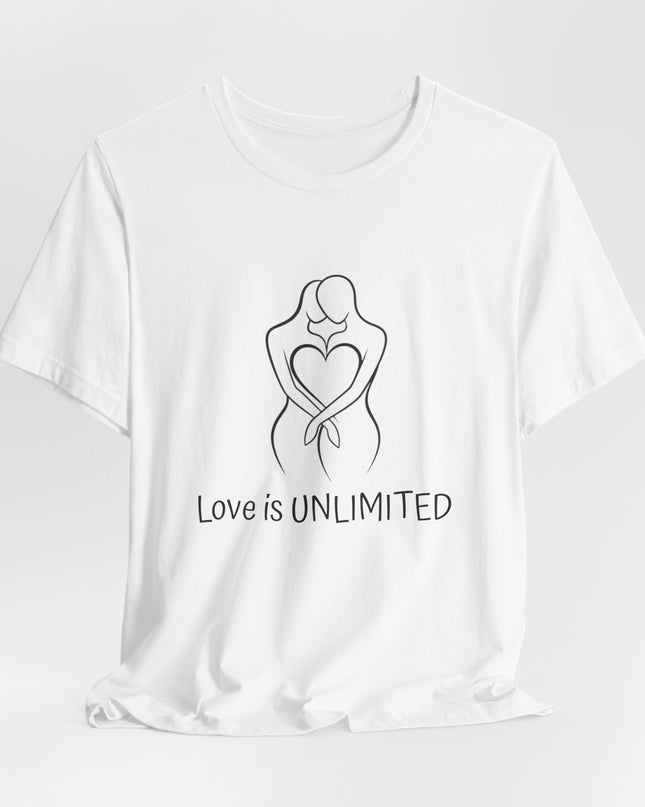 "Love is Unlimited" Unisex Jersey Short Sleeve Tee