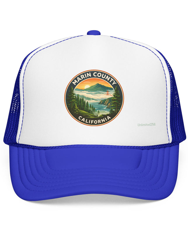 "Marin County, Above the Fog" Foam Trucker Hat