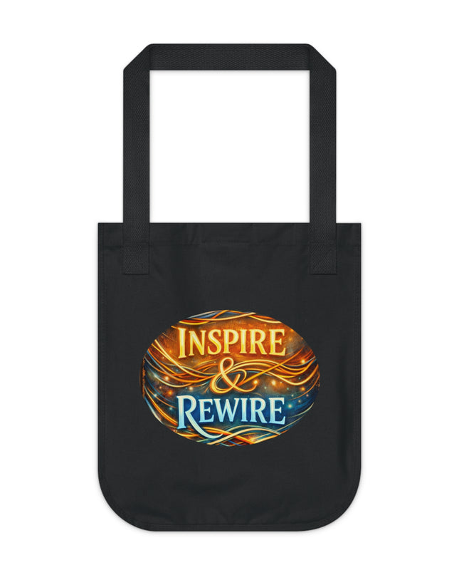 "Inspire and Rewire" Organic Canvas Tote Bag