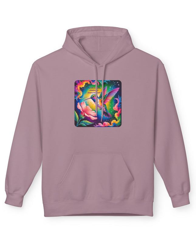 "My Life is Being Created in Every Moment" Unisex Midweight Softstyle Fleece Hoodie