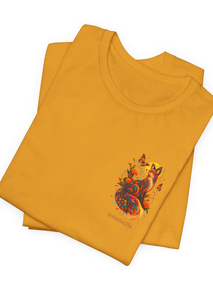 "Fox Alebrije (2-sided) Unisex Jersey Short Sleeve Tee