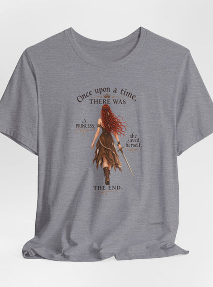 "She Saved Herself V5" Unisex Jersey Short Sleeve Tee