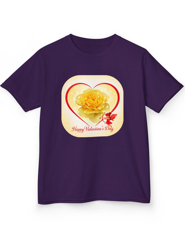 "Happy Valentine's Day" Kids Heavy Cotton Tee