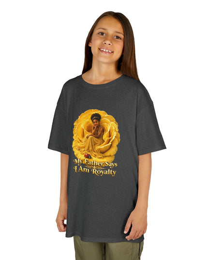 "My Father Says I am Royalty" Kids Heavy Cotton Tee