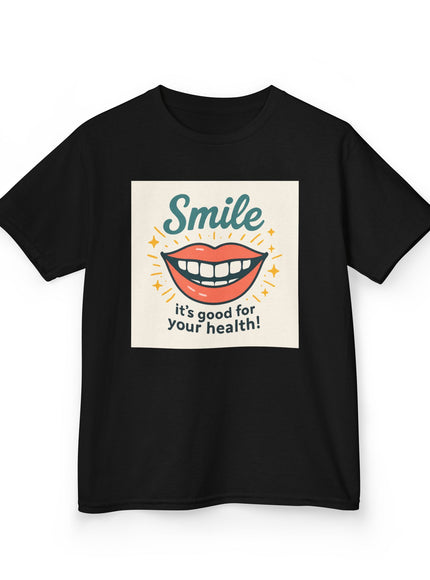 "Smile" Kids Heavy Cotton Tee