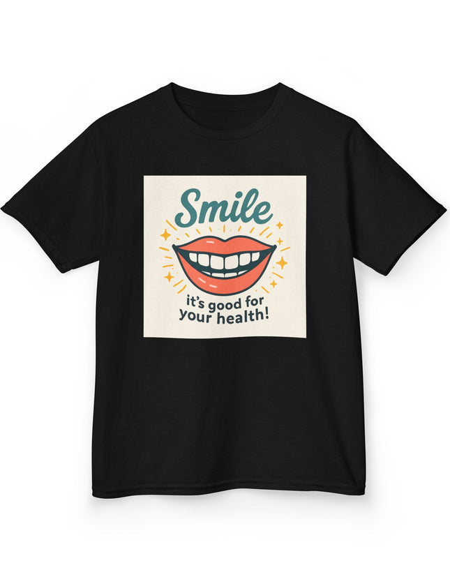 "Smile" Kids Heavy Cotton Tee