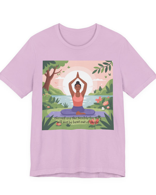 "Blessed are the Flexible" Unisex Short Sleeve Tee