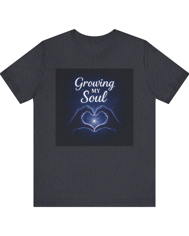 "Growing my soul, blue celestial" Unisex Jersey Short Sleeve Tee