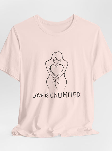 "Love is Unlimited" Unisex Jersey Short Sleeve Tee