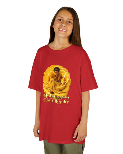 "My Father Says I am Royalty" Kids Heavy Cotton Tee