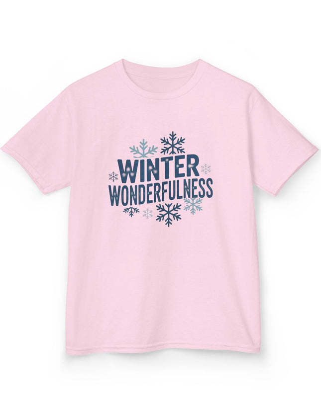 "Winter Wonderfulness" Kids Heavy Cotton Tee