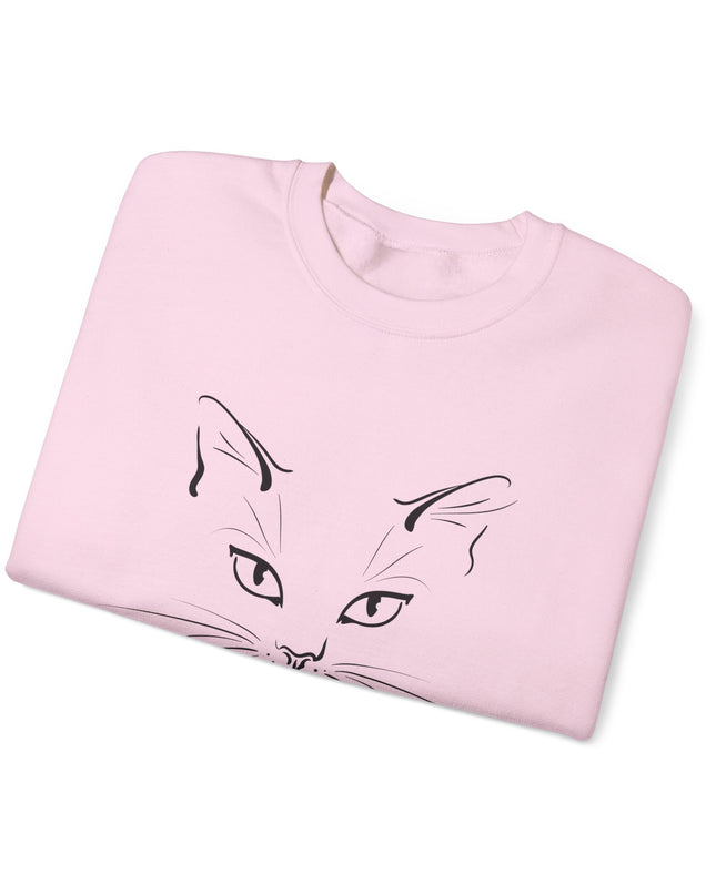 "Cat Face Sketch" Unisex Adult Sweatshirt
