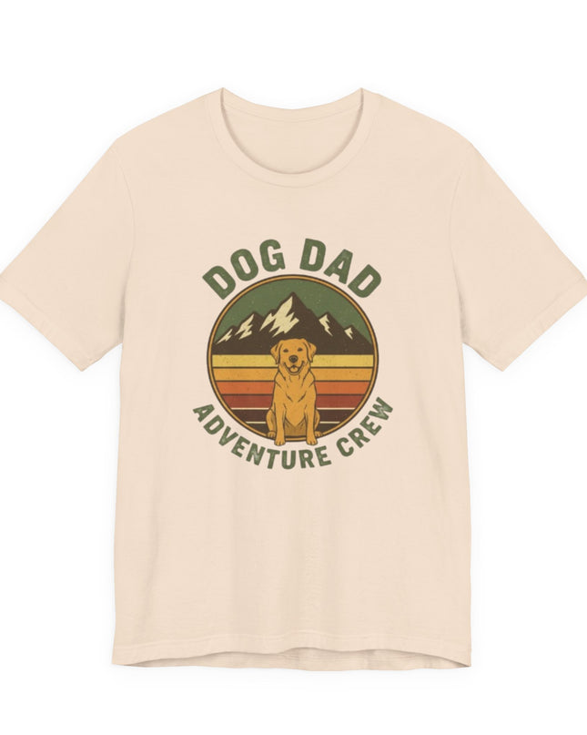 "Dog Dad Adventure Crew" Unisex Jersey Short Sleeve Tee