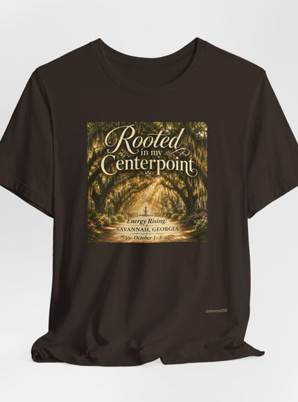 "Rooted in my Centerpoint" Unisex Jersey Short Sleeve Tee