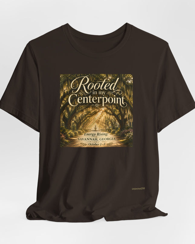 "Rooted in my Centerpoint" Unisex Jersey Short Sleeve Tee