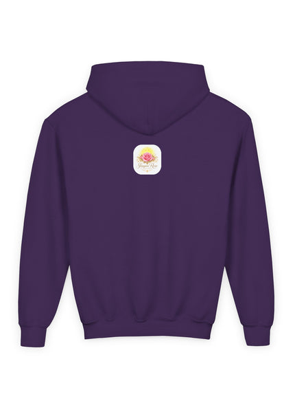 "My Father Says I am Royalty" Youth Heavy Blend Hooded Sweatshirt