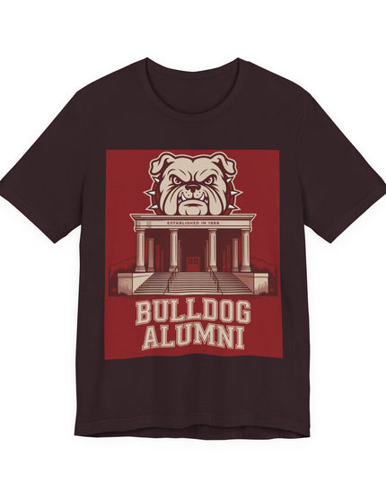 "Bulldog Alumni" Unisex Jersey Short Sleeve Tee