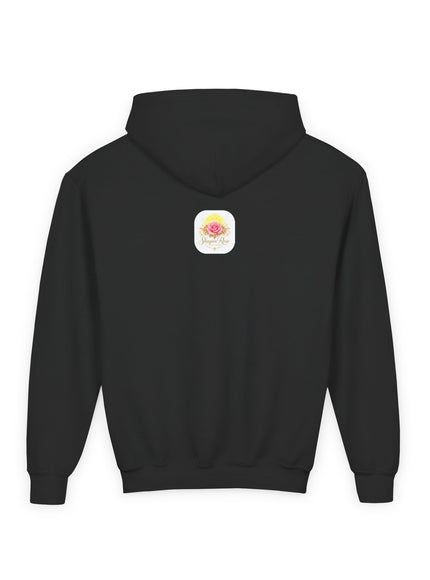 "My Father Says I am Royalty" Youth Heavy Blend Hooded Sweatshirt