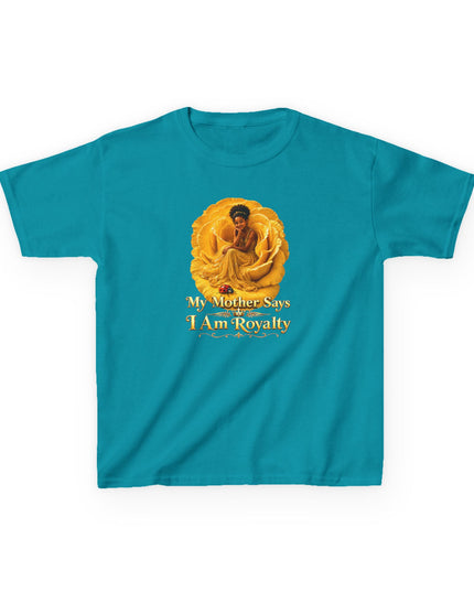 "My Mother Says I am Royalty" Kids Heavy Cotton Tee
