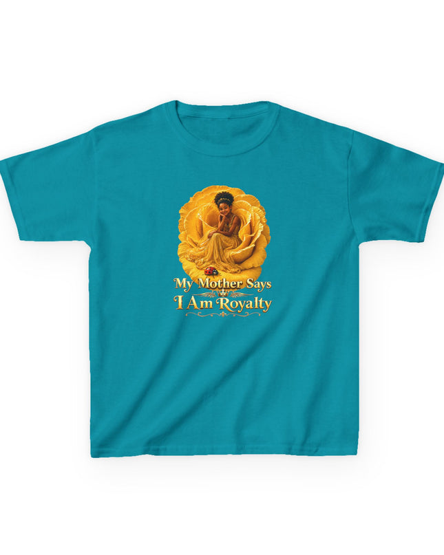 "My Mother Says I am Royalty" Kids Heavy Cotton Tee