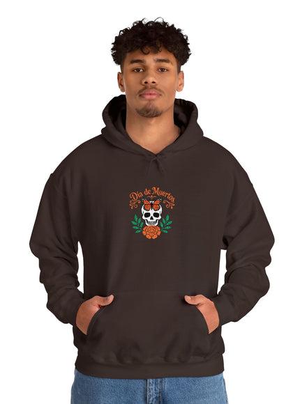 "Día de Muertos" Unisex Heavy Blend Hooded Embroidered Sweatshirt
