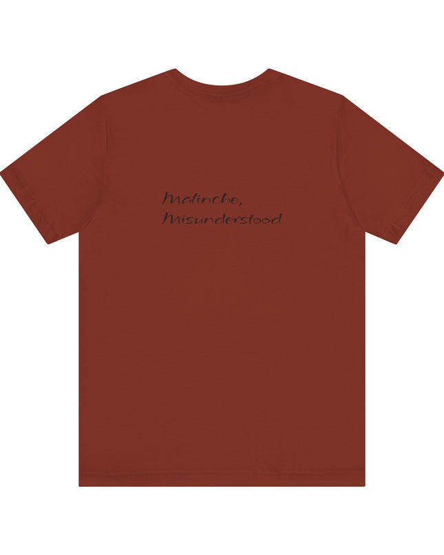 "Malinche, misunderstood" Unisex Jersey Short Sleeve Tee