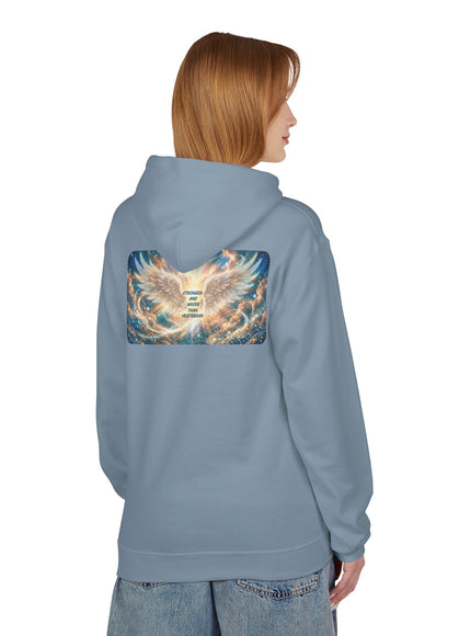 "Stronger and Wiser than Yesterday" Unisex Midweight Softstyle Fleece Hoodie