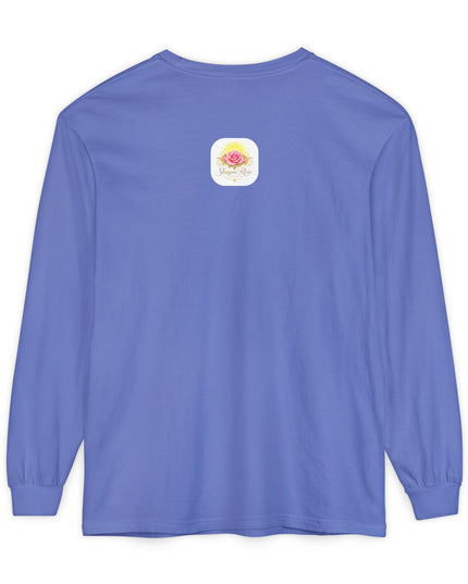 "Blessed and Beautiful" Unisex Garment-dyed Long Sleeve T-Shirt