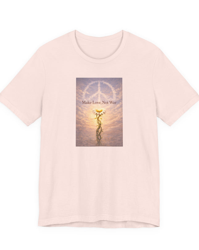 "Make Love Not War" Unisex Jersey Short Sleeve Tee