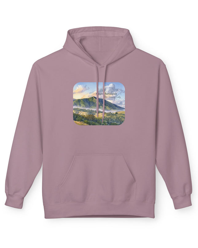 "Mount Tamalpais, the Sleeping Lady" Unisex Midweight Softstyle Fleece Hoodie