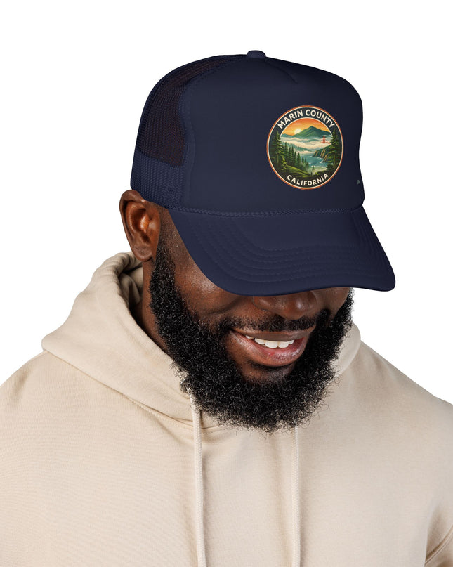 "Marin County, Above the Fog" Foam Trucker Hat