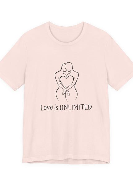 "Love is Unlimited" Unisex Jersey Short Sleeve Tee