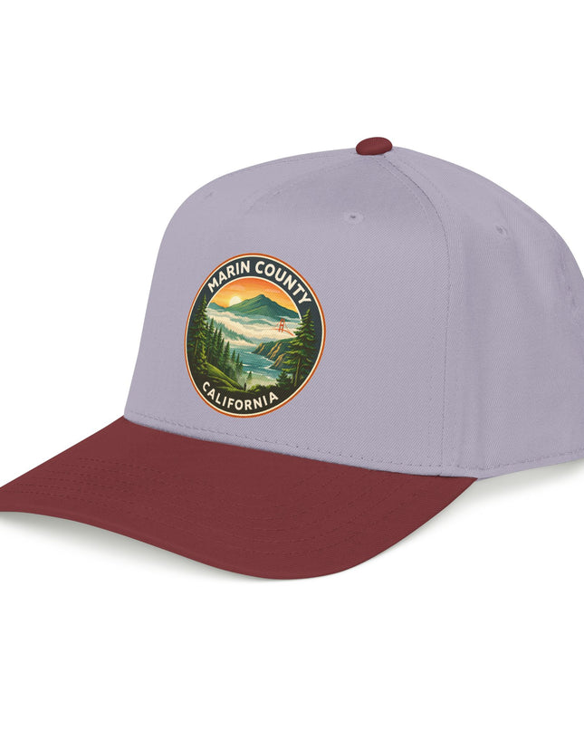 "Marin County, Above the Fog" Mid Profile Baseball Cap