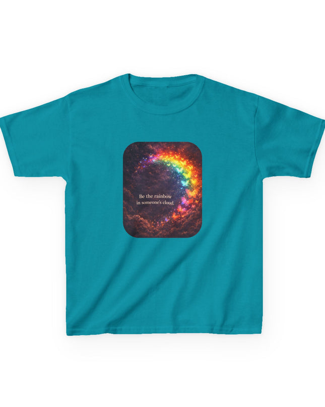 "Be the Rainbow in Someone's Cloud" Kids Heavy Cotton Tee
