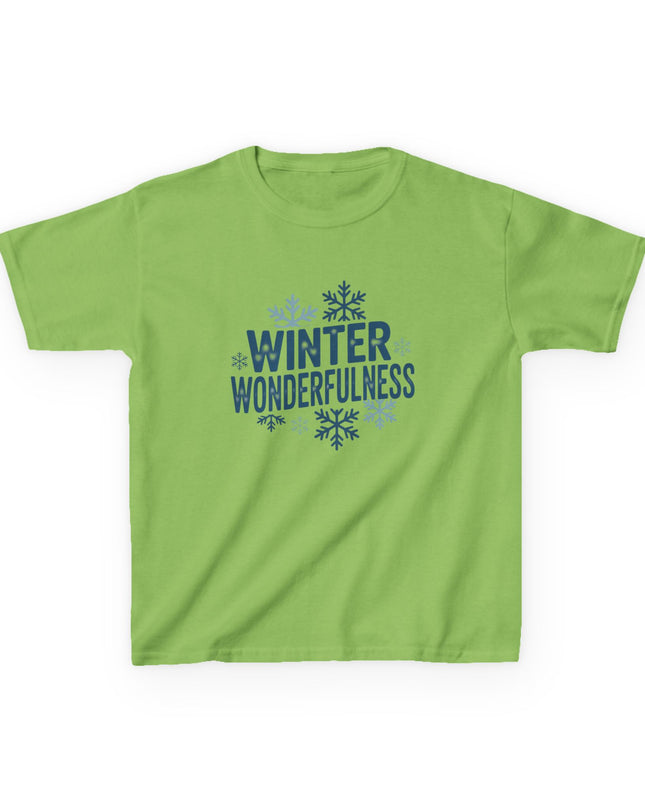 "Winter Wonderfulness" Kids Heavy Cotton Tee