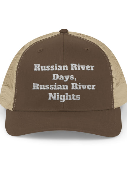 "Russian River Days, Russian River Nights" Snapback Trucker Cap
