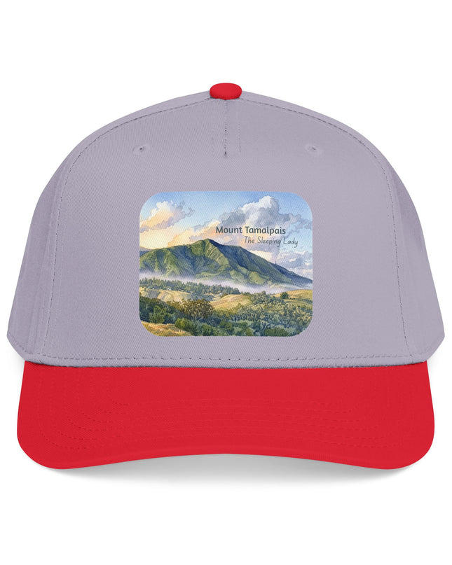 "Mount Tamalpais, the Sleeping Lady" Mid Profile Baseball Cap
