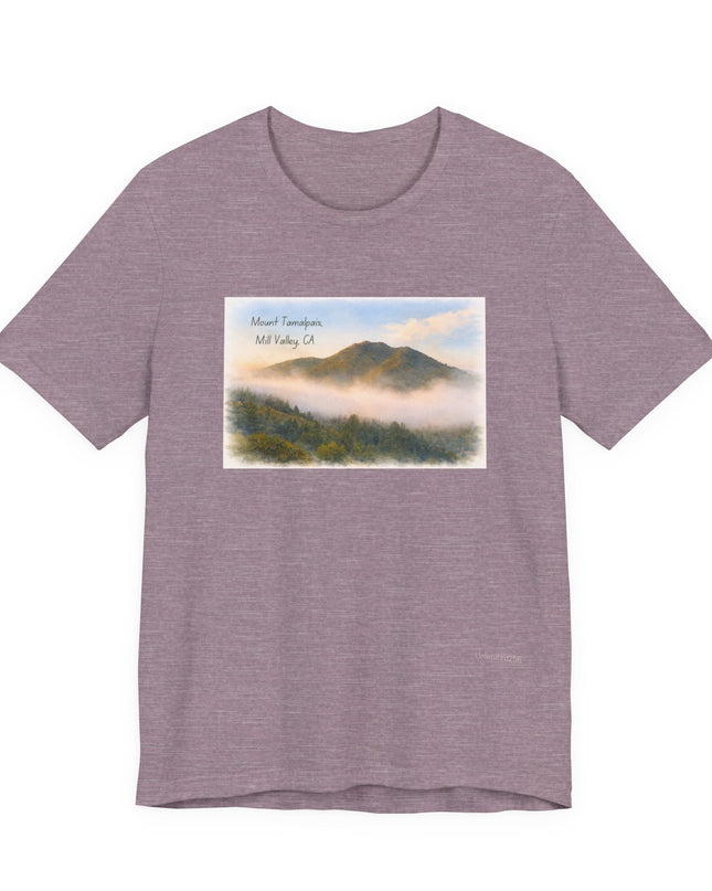 "Mount Tamalpais, Mill Valley, California" Unisex Jersey Short Sleeve Tee